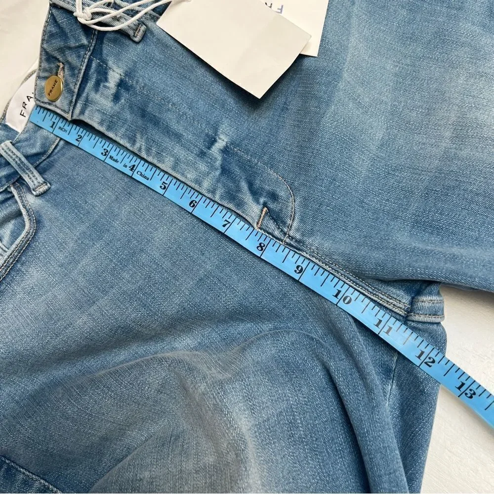 Frame Le One Skinny High Waist Cotton Jeans in Caspio Frame Size 2 MSRP $218